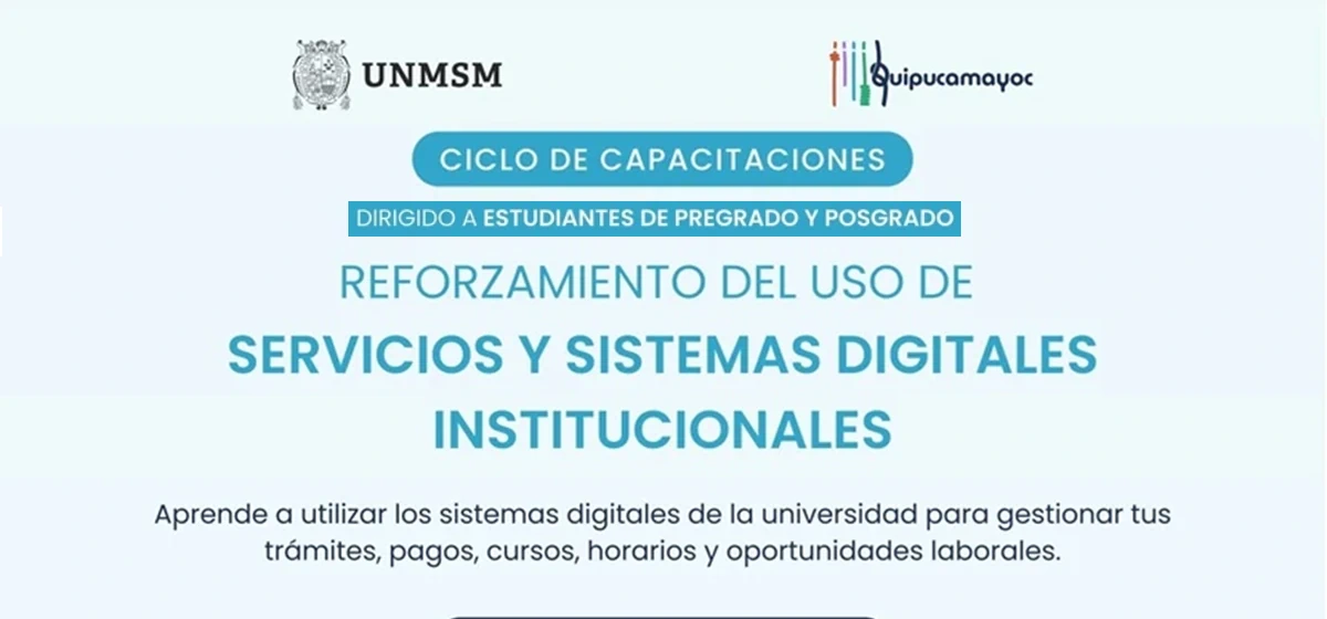 Capacitaciones Conectate a San Marcos