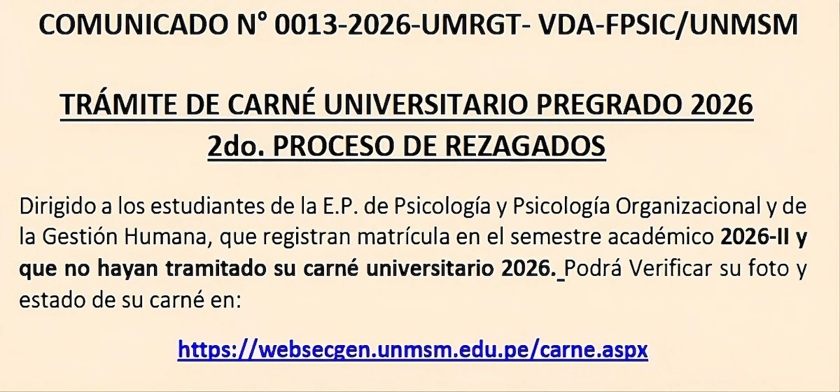 carné universitario rezagados